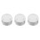 3Pcs Silver Shower Valve Handle Plastic with Easy Temperature Control 7
