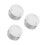 3Pcs Silver Shower Valve Handle Plastic with Easy Temperature Control 6