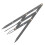 Eyebrow Mapping Tool with Flexible Arms for Accurate Brow Symmetry, Adjustable Microblading Ruler Black 2
