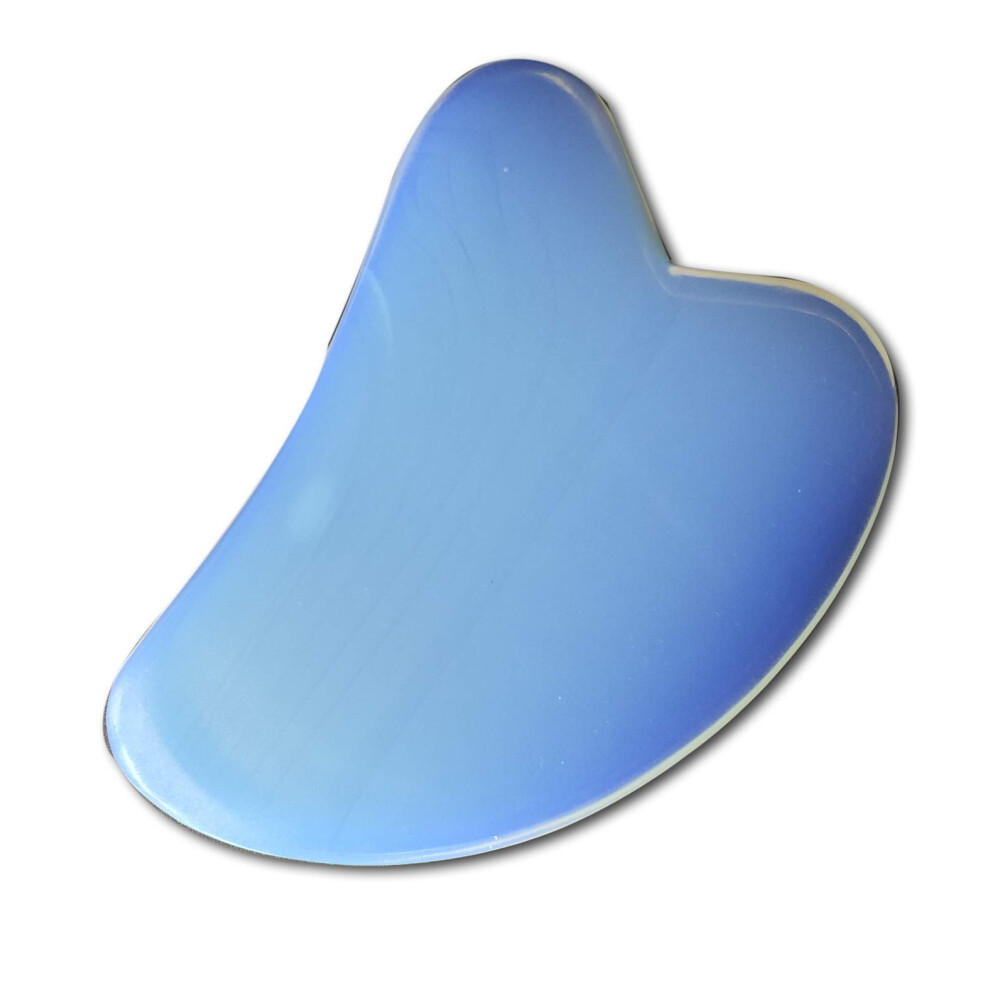 Natural Opal Facial Gua Sha Tool for AntiAging Face Lifting Massage and AntiWrinkle Skincare