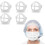 5 Pcs Mask Bracket Reusable 3D Support Frame for Makeup Protection and AntiFog Easy Breathing 1