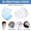 Mask Bracket 3D Face Mask Inner Support Frame Increases Breathing Space Prevents Makeup Transfer 3pcs 4