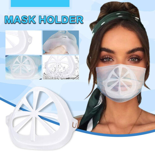 Mask Bracket 3D Face Mask Inner Support Frame Increases Breathing Space Prevents Makeup Transfer 3pcs 1