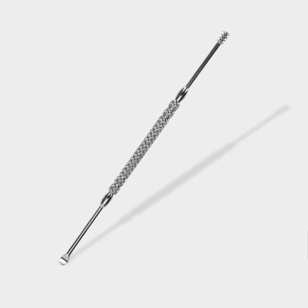 Ear Wax Removal Tool 3 Pack with DoubleEnded Spiral Stainless Steel Ear Pick and Ergonomic Grip
