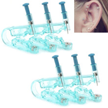 Ear Piercing Gun Set of 6 Disposable Safety Painless Tools with Preloaded Ear Studs