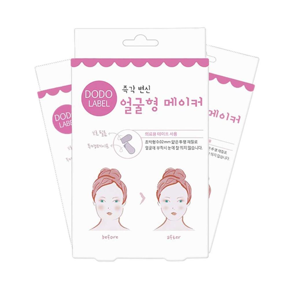 Face Lift Tape Invisible Under Makeup Instant VShape Lift Waterproof Skin Adhesive 40pcs