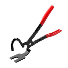 Car Exhaust Hanger Removal Pliers, 30cm Carbon Steel Auto Tool with PVC Grip, Red