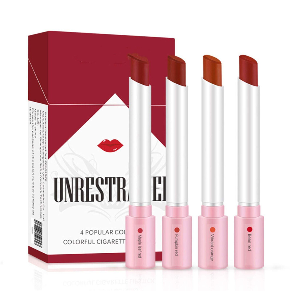Matte Liquid Lipstick and Lip Liner Set, DualEnded Velvet Matte, LongLasting Waterproof 4 Pcs