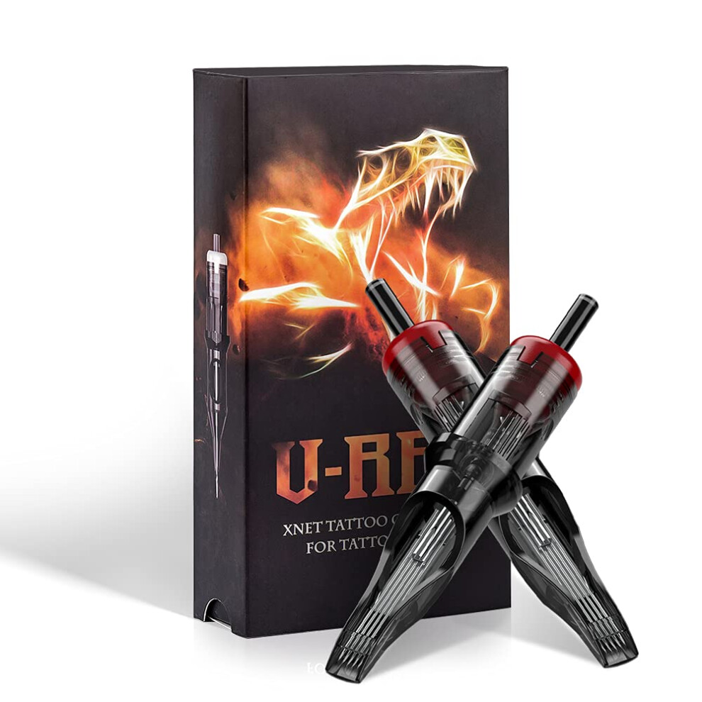 Tattoo Needle Cartridges 5RM Curved Magnum Medium Taper Disposable Tips for Rotary Tattoo Pen 20pcs