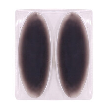 Silicone Calf Pads Black 180g for Thin Legs Smooth Contouring Comfortable Long Wear