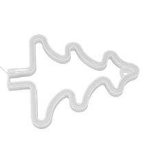 Festive Christmas Tree Neon Sign USB Night Light for Desk Wall Display