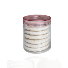 Facial Loofah Sponge 6 Pack for Gentle Exfoliation DualSided Face Pads with Elastic Grip