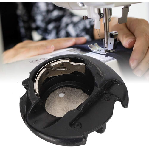 Rotating Hook Bobbin Case, Smooth Thread Feeding, Durable Metal Holder for Home Sewing 2