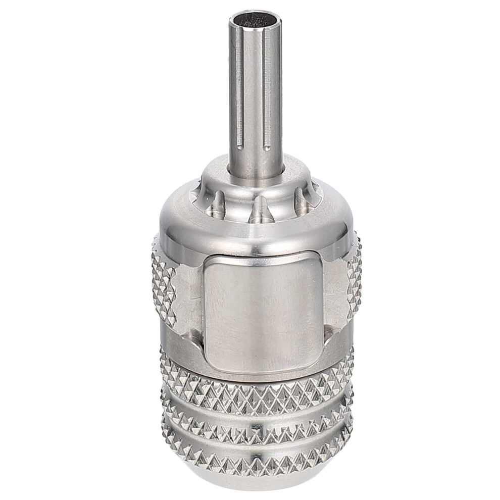 Stainless Steel Tattoo Machine Grip Ergonomic AntiSlip Handle for Professional Artists 7x2.8cm