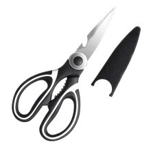 Kitchen Shears 2 Pack Stainless Steel 8.1in Scissors with Protective Sheath for Cooking and Poultry
