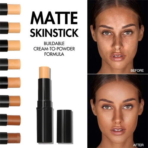 Cream Contour Stick Waterproof Long Lasting Buildable Coverage Precision Blending (#206) 1