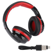 HiFi stereo Bluetooth slúchadlá cez uši s mikrofónom, 6 režimov ekvalizéra, skladacie tlmenie hluku, mäkké náušníky s dlhou výdržou