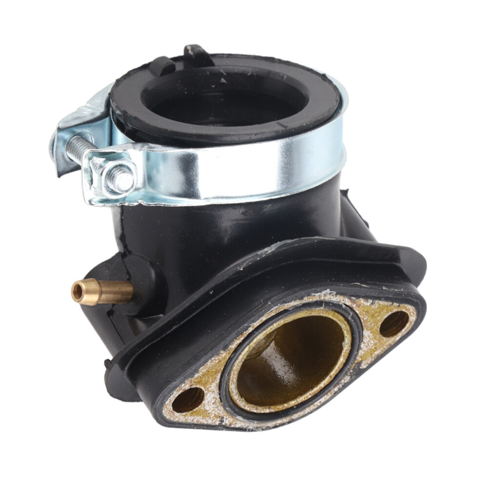 Gy6 125Cc 150Cc Carb Intake Manifold Boot, Durable Plastic, / Silver/Black 3071382791777