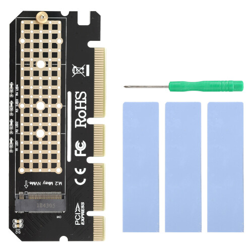 Κάρτα επέκτασης M.2NVME σε PCIe με ψύκτρα αλουμινίου που προσφέρει ανώτερη θερμική