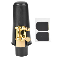 Plastic Alto Saxophone Mouthpiece Set With Ligature One Reed Plastic Cap ALL IN ONE Kit Delicate Workmanship Excellent Durability Smooth Surface