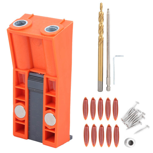 Reliable Pocket Hole Jig Foldable Extension Rod User-Friendly Woodworking Tool Adjustable Woodworking Tools Precise Positioning Small Practical Easy 1