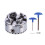 Internal Jaws Lathe Chuck, External Jaws Scroll Chuck With Self Centering Design, High Repeat Positioning Accuracy Featuring Durable Construction And 1