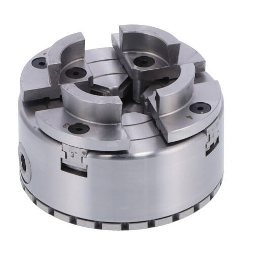 Internal Jaws Lathe Chuck, External Jaws Scroll Chuck With Self Centering Design, High Repeat Positioning Accuracy Featuring Durable Construction And 2