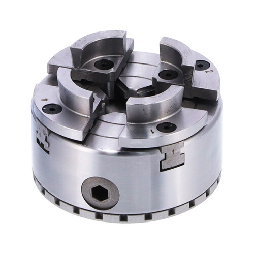 Internal Jaws Lathe Chuck, External Jaws Scroll Chuck With Self Centering Design, High Repeat Positioning Accuracy Featuring Durable Construction And 1
