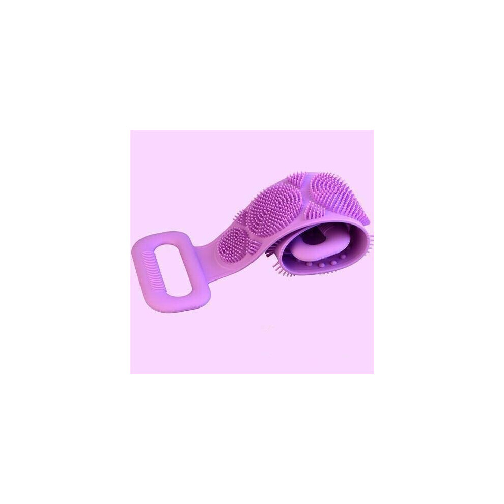 Exfoliating Bath Towel Silicone Body Scrubber for Deep Exfoliation and Gentle Skin Massage