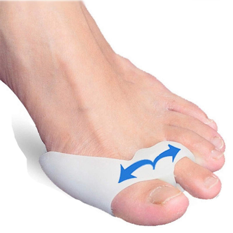 Gel Toe Separator and Spacer for Bunions and Hammer Toes, Reusable Foot Pain Relief 1 Pair