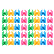 Silicone Spool Clips Thread Holders for Sewing and Embroidery Bobbins, 40 Pack Multicolor