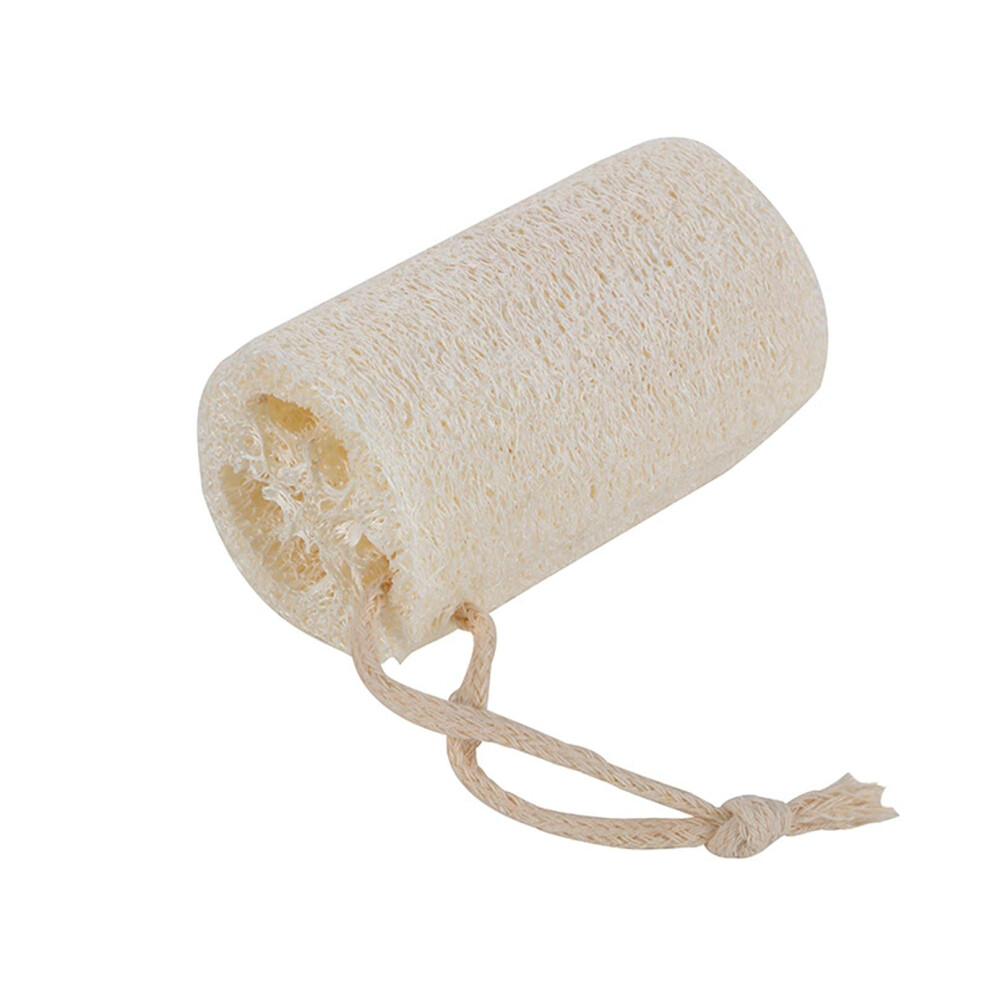 Natural Loofah Sponge for Gentle Skin Exfoliation, EcoFriendly Bath and Shower Body Scrubber 2PCS