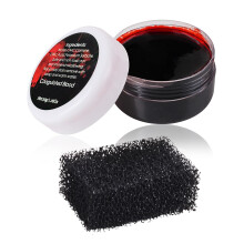 Halloween Fake Blood Gel 1.06oz with Stipple Sponge, Dark SFX Makeup for Realistic Wound and Zombie Cosplay