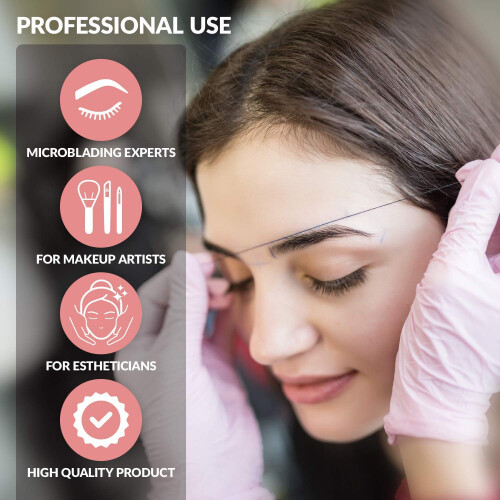 Eyebrow Mapping String 20m PreInked Brow Measuring Tool for Symmetrical Microblading 2