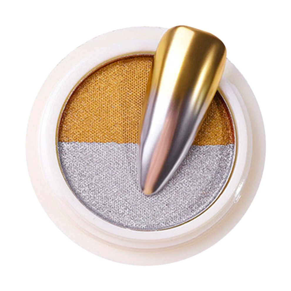 Chameleon Nail Powder with ColorShifting Chrome Effect for Iridescent Nail Art Decoration
