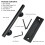 Invisible Handle Sliding Barn Door Handle Corrosion Resistant Double Sided Pull Matte Surface Easy Installation Retro Style Soft Grip Feeling Heavy 3