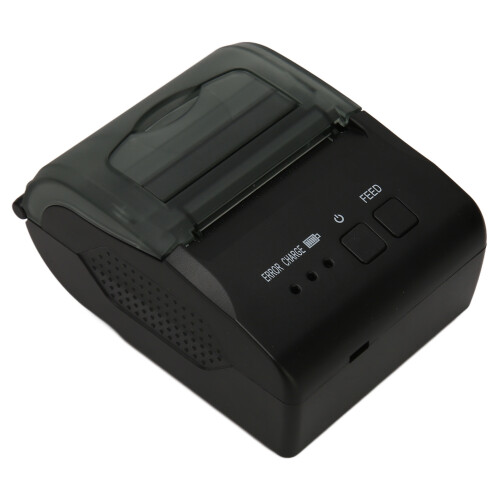 Wireless Portable Mobile Mini Bluetooth Thermal Printer, Built-In Rechargeable Lithium-Ion Battery Auto Sleep Function Fast Printing For Android Devic 1
