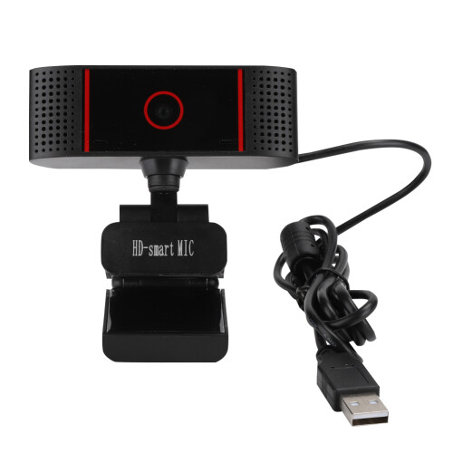 Webcam plug and play με τρίποδο και μικρόφωνο και κλείστρο απορρήτου για ασφαλή online