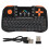 LED Backlit Keyboard RGB Backlit Mini Wireless Keyboard QWERTY Keyboard Layout Ergonomic Design Multi-finger Touchpad Gamepad Functionality 2.4GHz 1