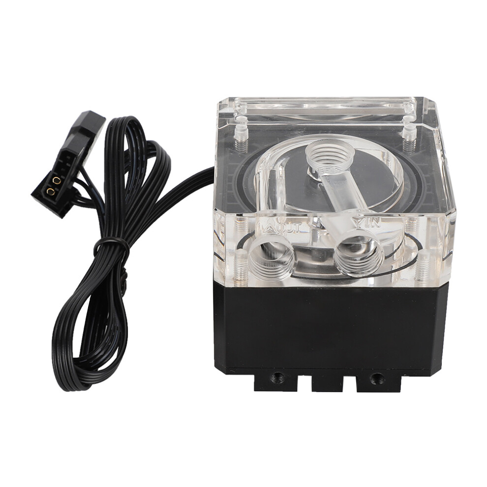 High-Performance Pwm Pump With Integrated Reservoir Vivid Rgb Lighting And Anti-Vortex Insert Silent Water-Cooled Pumps For Pc Cooling System 9423501926609