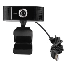 Universelle Webcam mit drehbarer Halterung, klarer Sprachaufnahme, HD-Bildqualität, kompatibel mit Zoom, Hangouts und FaceTime,