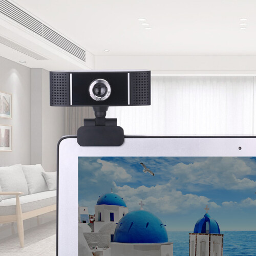 Κάμερα Web USB με αυτόματη διόρθωση χρωμάτων και ρυθμιζόμενη γωνία για ευέλικτη 2