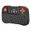 LED Backlit Keyboard RGB Backlit Mini Wireless Keyboard QWERTY Keyboard Layout Ergonomic Design Multi-finger Touchpad Gamepad Functionality 2.4GHz 7