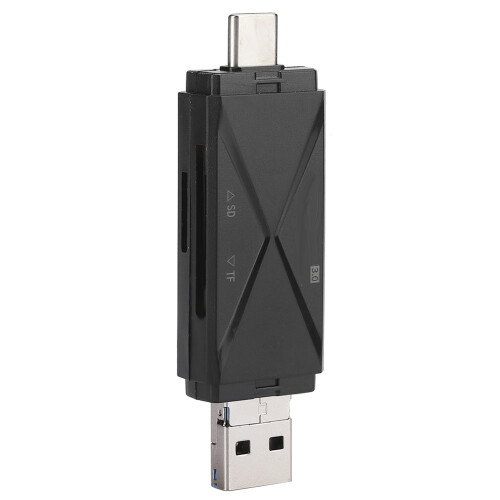 Αναγνώστης καρτών SD Universal 5in1USB3.0Micro USB C Διπλή υποδοχή OTG Adapter Υψηλής ταχύτητας 1