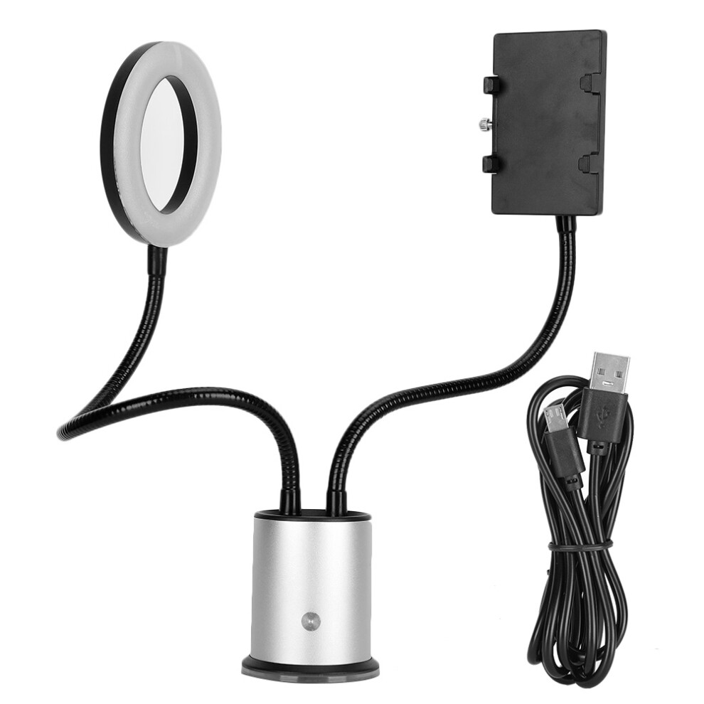 Adjustable Ring For Selfies, 3 Modes With 9 Brightness Settings Universal Mount Usb Powered For Content Creators Photographers Streamers Light 9012494499506