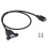 Καλώδιο επέκτασης μπροστινού πάνελ USB3.1, θηλυκό φύλλο αλουμινίου USB3.0 τύπου A, 1