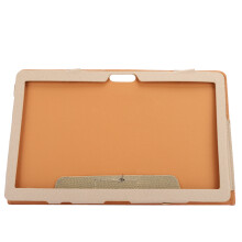 Capa para tablet em couro sintético premium com suporte universal para visualização em múltiplos ângulos, proteção completa e design