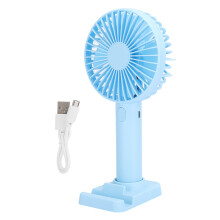 Ventilator de birou USB cu baterie reîncărcabilă, ventilator mini portabil reglabil cu 3 viteze, ventilator electric pliabil cu vânt super