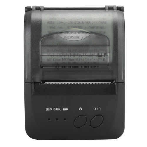 Thermal Receipt Printer Auto Sleep Save Electricity, Mini Bluetooth POS Printer for Android Direct Thermal Technology Wireless Portable Personal Bill 1