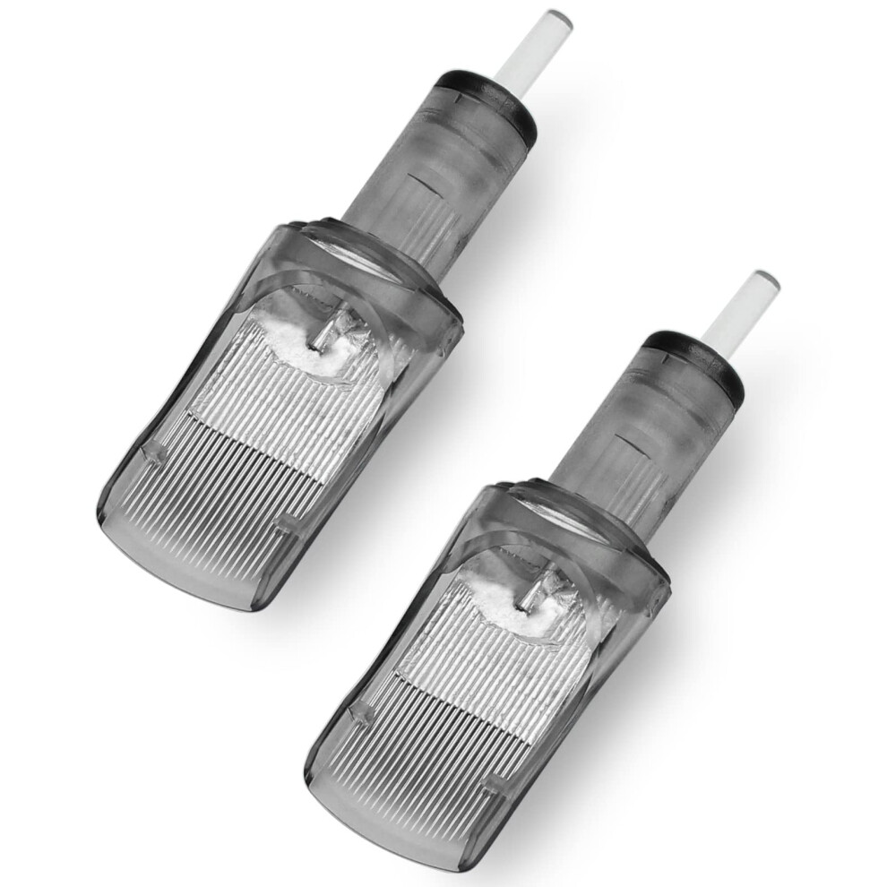 45RM 0.35mm Curved Magnum Tattoo Cartridge Needles for Rotary Pen, Smooth Shading, 10pcs